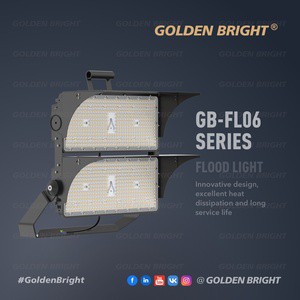 Waterproof Stadium LED Flood Lamp 500W-1500W IP66 Rated 5-Year Warranty Industrial Outdoor Lighting