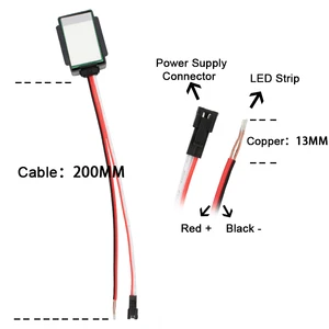 Suitable for 3-6Mm Glass Dimmer Switch 12V Mirror Switch