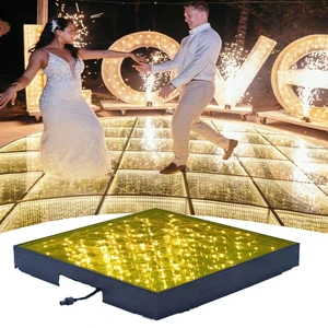 3D Led Dance Floor for Wireless Starry Sky Solid Color Game Patterned Waterproof Effect for Wedding Parties