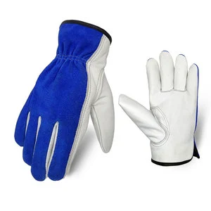 General Leather Safety gloves Comfortable Fit Leather Driver Gloves for Hand Safety cowhide leather driver gloves.