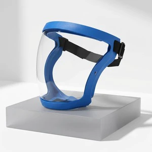 Industrial Grade Full Face Shield Clear Protective Mask for Grinding Spraying Anti Fog Safety Visor for Construction