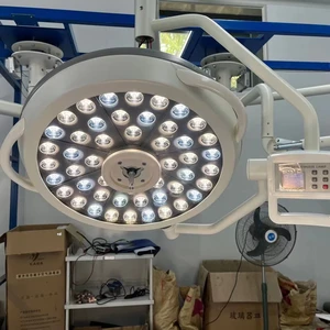 I Care LED700+500 Electric Hospital Operating Room Surgical Light Single Arm 360 Rotation 160000Lux Illuminance Veterinary
