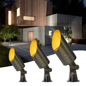 USA Warehouse Hot Sale Adjustable Outdoor up Landscape Lighting Garden Lights Waterproof Low Voltage Tree Spotlight