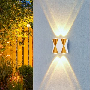 New Arrival Garage Outdoor Lighting up and Down Lamp Hotel Led Ningbo Exterior 8W Waterproof Ip54 Porch Courtyard Wall Light