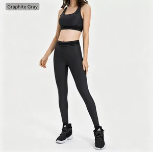 Women's Plus Size High-Waisted V-Shaped Hip-Lift Yoga Shorts 2-Piece Set Reversible Breathable Elastic Waist Lightweight