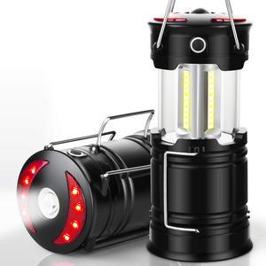 KSWING Camping Lanterns Camping Accessories USB Rechargeable and Battery Powered 2-in-1 LED Lanterns, Hurricane Lights