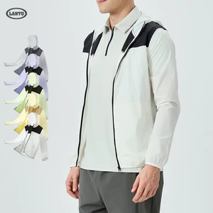 High Quality Soft Shell UV Protection Jacket Windproof Summer Sun Suit for Men and Women for Outdoor Sports