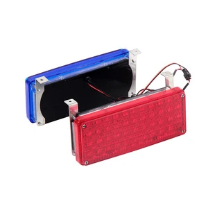 LED-18A2 Red and White Led Emergency Lights Red and Blue LED and Cover Small Strobe Light 5.28W Automotive Emergency Lighting