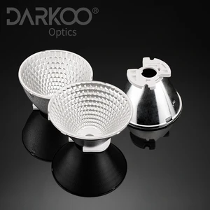 Light Silver Luz Gold Flood Spot Led Recessed 36 Degree Lighting Cob Lights Downlight 50mm Fixtures Reflector Lamp Cover Lens