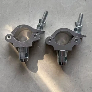 Young Stage Silver Aluminum Quick Installation Stage Lighting Truss Accessories Multi Type Connectors Single Double Ring Pin R