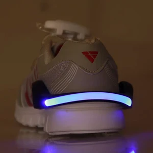 LED Shoe Light Clip with Silicone & PP Material-Lightweight Reflective Safety Light for Running Jogging Walking & Bike Cycling