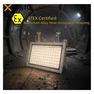 100W 150W 200W IP65 ATEX Certified Explosion Proof Flood Light Mean Well - Lontu