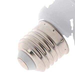 E27 ABS US/EU Plug High Quality Connector Accessories Bulb Holder Lighting Fixture Bulb Base Screw Adapter White Lamp Socket