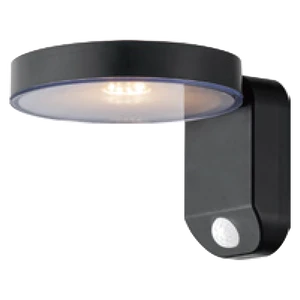 Home Resource Solar Powered SMD LED Wall Light Outdoor PIR Motion Sensor IP44 Waterproof 4100K Neutral White 1-Year Warranty