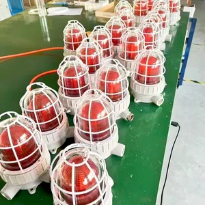 Atex Audible Visual Flame Proof Alarm Siren Lamps 24v Dc Explosion Proof Led Strobe signal Lights