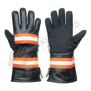 FireFighter Heat Resistance Cut Resistant Waterproof Membrane Fire Fighting Gloves Fire Man Safety Gloves