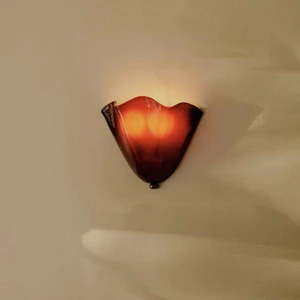 Modern Glass Wall Lamp with Warm White Light for Living Room Home Decor