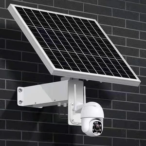 Wireless Mobile Phone Connectable CCTV Security Camera with LED Solar Street Light IP65 for Home Farm & Road Use Outdoor