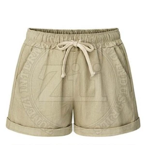 Mid-Waist Women's Casual Shorts Breathable Quick Dry Eco-Friendly Solid Color Regular Fit Plus Size Logo for Gym Use Wholesale