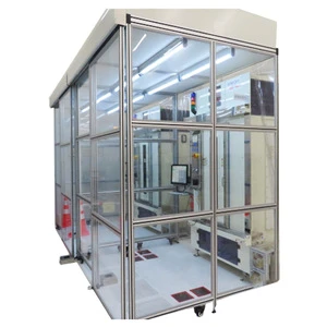 New Custom Turnkey Dust Free HEPA Filter Anti-static Modular Mobile Cleanroom Solution & Clean Booth for Laboratory