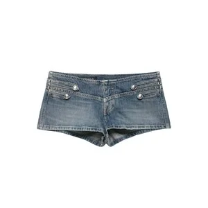 ZEVITY Women's Clothing 2026 Summer New Arrival Low Waist Mini Denim Shorts Ladies Retro Hot Shorts Chic Pantalone Cortos Mujer