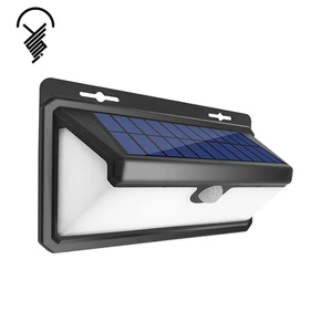 Solar Powered Motion Sensor 100 Leds Solar Garden Lamp IP65 Waterproof 4W Solar Wall Light