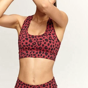 Premium Quality Breathable AL-TAUL IMPEX Women's High Support Spandex/Nylon Compressed Sports Bra Front Back Logo Pakistan