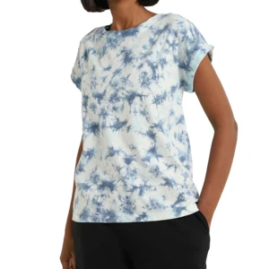 Customized Women's Oversized T-shirt Custom Printed Logo 100% Cotton Plus Size Regular Fit Tie Dye 3D Bandage Mask Eco Friendly