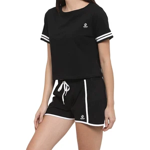 Plus Size Women's Summer Casual Suit Solid Color Short Sleeve Regular Set Daily Wear Digital Printing Knee Embroidered Women