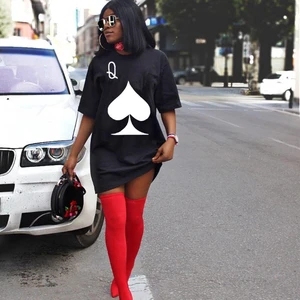 Customized logo Printing and Embroidery Oversized t Shirt Wholesale Plus Size Women's T-shirts