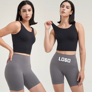 Women's Custom High Waist Gym Shorts Breathable Summer Fitness Wear Casual Workout Yoga Shorts with Tummy Control Plus Size