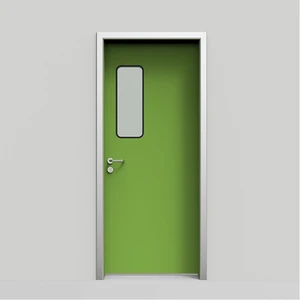 Industrial Design Hospital Hygienic Purification Medical Steel Clean Room Door For Pharmacy Hospital Lab Office Apartment