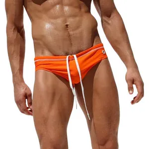 Men's Swim Trunks Double Layer Beach Shorts Quick Dry Swim Shorts Swimwear Boxer Brief 2026