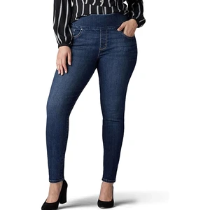 High Street Style Custom Women's Jeans Washed Blue High Waist Fashion Casual Hot Sale Wide Leg Jeans for women