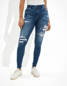New Fashion Style Soft Slim Denim Jeggings High Waist Stretch Slim Denim Pencil Pants For Women