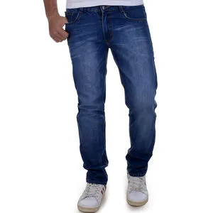 Ultimate Winter Solid Color Formal Men's Jeans. 100% Cotton Denim Breathable Lightweight Straight Fit Trousers Wholesale OEM