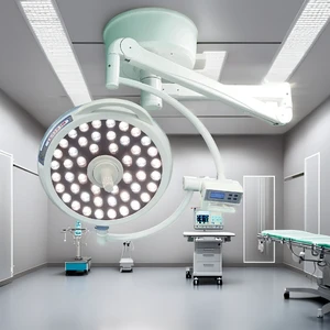 LEKANG Electric Adjustable Bracket Medical Single Dome LED Surgical Light High CRI 96 40000-180000lux Illumination 80 LEDs 4000K