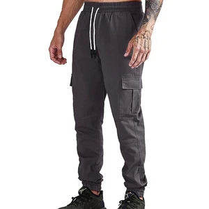 Custom Lightweight Casual Men's Trousers Soft Breathable Knitted Fabric Drawstring Closure Summer Pajama Bottoms Nightwear High