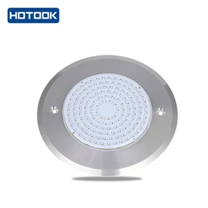 D160MM SS316 3MM 12W AC12V RGB 2 Wires Slim Pool Lamp Swimming Pool Fountain With Lights Solar Lights Around Pool