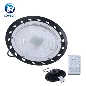 IP65 Waterproof Human Body Sensing 40w 60w 75w 80w Commercial Warehouse Barn Lighting Fixture UFO LED High Bay Light