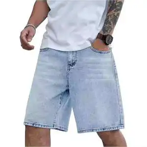 Trending Men's Denim Shorts Spandex/Cotton Breathable Windproof Eco-Friendly Casual Summer