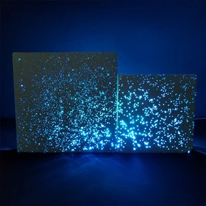 Outdoor LED Luminous Brick Transmitting Guide Fiber Optic Concrete Lights IP66 Rated Custom Color