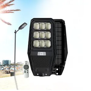 Homehop 100W Solar LED Street Light Outdoor Waterproof Motion Sensor Security Wall Lamp For Home And Garden Use