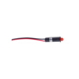 220V Red LED Indicator Light Waterproof Plastic Ø 5m with 300mm Diameter Warning Light