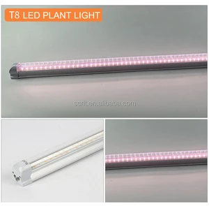 36W Indoor T8 LED Strip Grow Lights 0.9m Aluminum IP65 Waterproof 1000W White 3500k For Home & Factory For Bloom Application