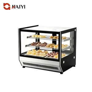 Commercial Table Top Cake Display Chiller Bakery Mini Countertop Cake Display Refrigerator Case For Pastry Shop
