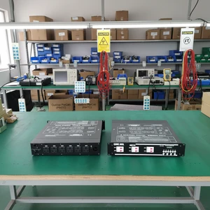 Professional 6 Channel DMX Digital Dimmer Pack 10A Per Channel for Stage Lighting Control DJ Party Disco Events