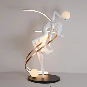 JYLIGHTING Modern White Metal Floor Lamp Standing Lamp for Reading Bedroom Living Room Home Decor Lighting
