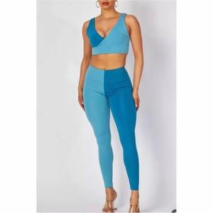 Women's Casual High Quality 2-Piece Summer Set Custom Design Sublimation Short Top Canvas Cotton/Polyester Skinny Fit Solid