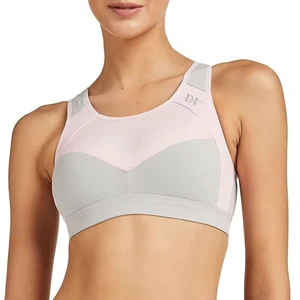 Women's High Support Plus Size Fitness Bra Sporty Cross Back Yoga Breathable Active Gym Wear Adjustable Seamless Sports Bra
